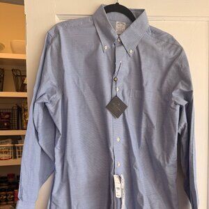 Brooks Brothers Regent 16 1/2 - 34 Blue pattern